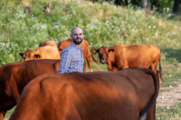 Alberto Cucchi ai pascoli del Drugolo