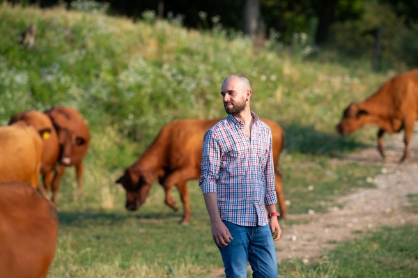 Alberto Cucchi ai pascoli del Drugolo